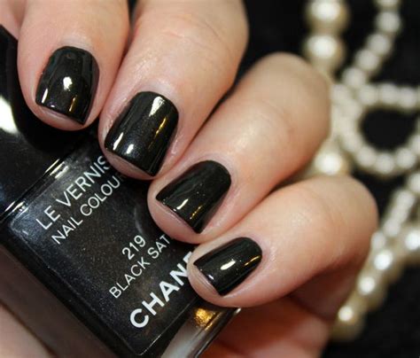 chanel black satin review|shades of chanel nail polish.